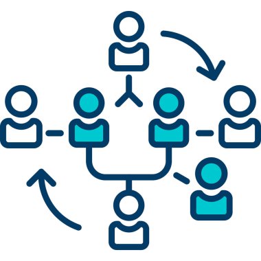 şebeke. Web simgesi basit illüstrasyon