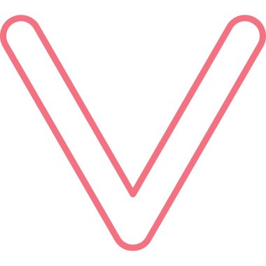 ok aşağı simgesi, vektör illüstrasyonu