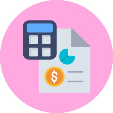 Para için. Web simgesi basit illüstrasyon