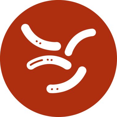 Virüs ikonu vektör illüstrasyonu.