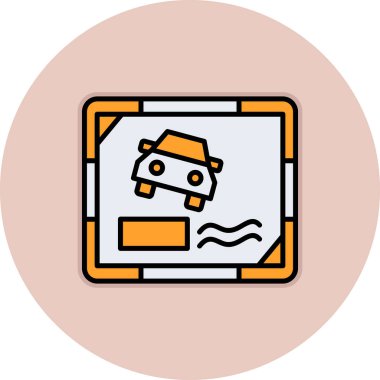 Araba sigortası illüstrasyonu