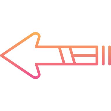 yön ikonu vektör illüstrasyonu