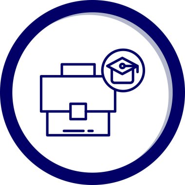 Eğitim simgesi, vektör illüstrasyonu basit tasarım