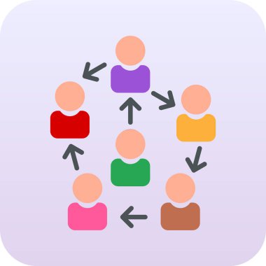 Grup simge vektör çizim