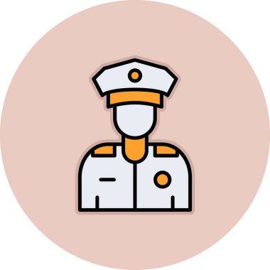 asker simgesi vektör illüstrasyonu