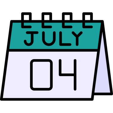 Takvim simgesi, vektör illüstrasyonu basit tasarım