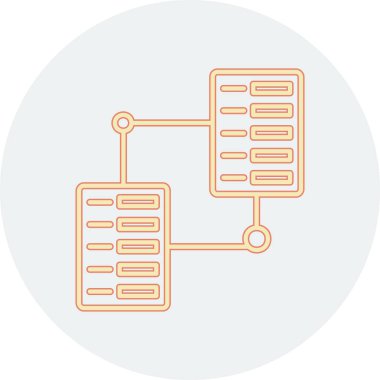 Modern simgenin vektör illüstrasyonu