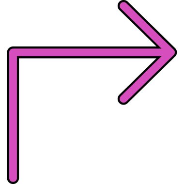 ok simgesinin vektör illüstrasyonu