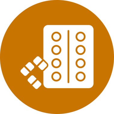 Haplar. Web simgesi basit illüstrasyon