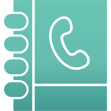 Telefon simgesi vektör illüstrasyonu