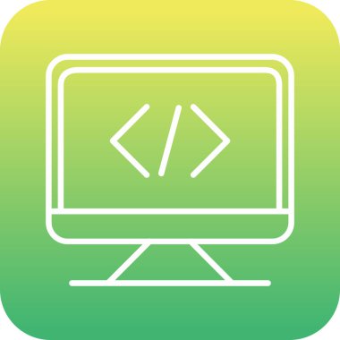 Web simgesi vektör illüstrasyonu