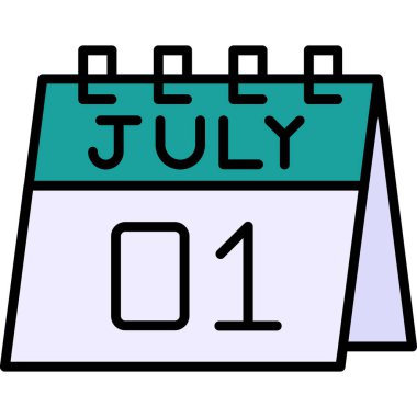 Takvim simgesi vektör illüstrasyonu