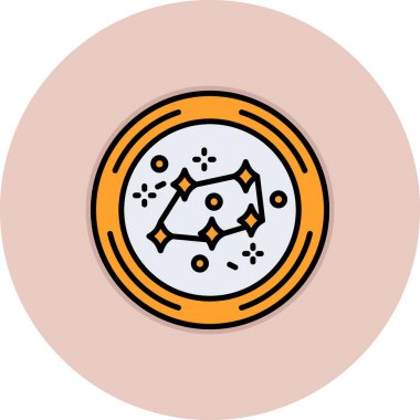 Bir kumarhane çipinin vektör çizimi