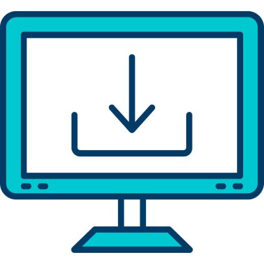 bilgisayar simgesi vektör illüstrasyonu