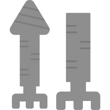 Katı biçimde roket roket simgesi