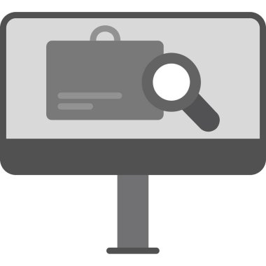 Arama vektör satırı simgesi