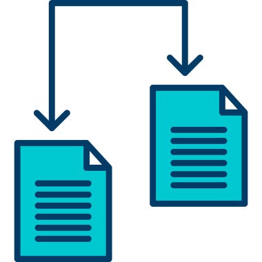 vektör illüstrasyonu, belge simgesi ögesi
