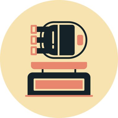 Modern bir simgenin vektör illüstrasyonu