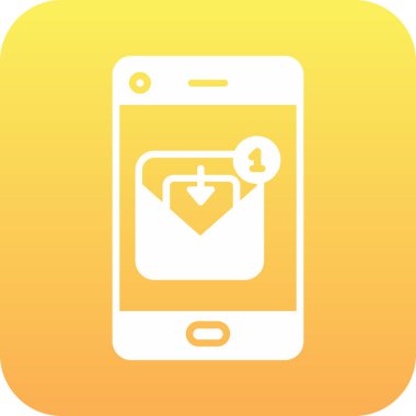 Cep telefonu. Basit simge