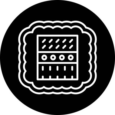 Gıda simgesinin vektör illüstrasyonu