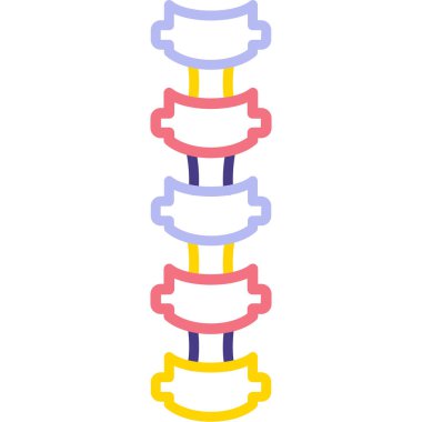 Yılbaşı ağacı süsleme vektör çizimi çizgisi