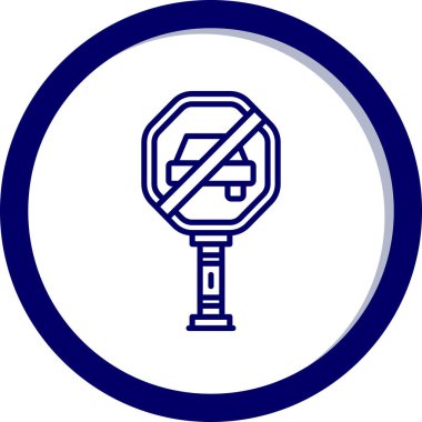 - Hayır. Dur işareti. Basit resimleme