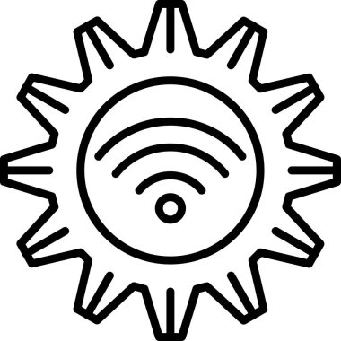 wifi simgesi vektör illüstrasyonu