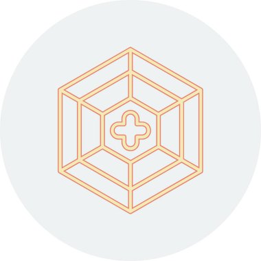 Modern b 'nin vektör illüstrasyonunda çapraz simge yok