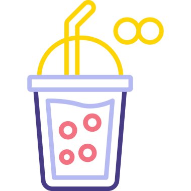 Soda kabı ikonu vektör illüstrasyonu