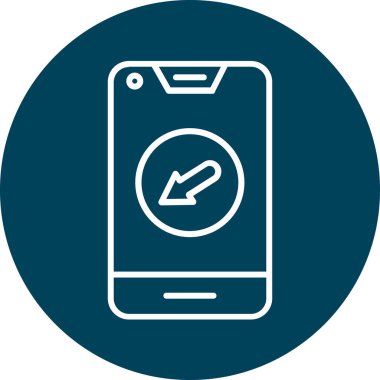 vektör telefon simgesi çizimi