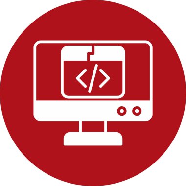 Web tasarım ikonu vektör illüstrasyonu