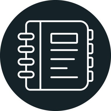 Belge. Web simgesi basit tasarım