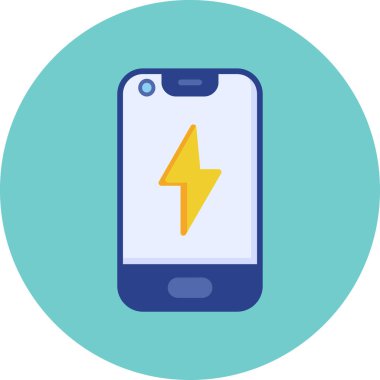 Akıllı telefon. Web simgesi basit illüstrasyon