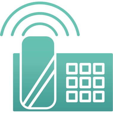 telefon simgesi, vektör illüstrasyon tasarımı