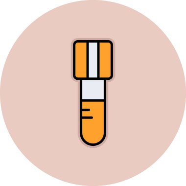 Termometre simgesinin vektör illüstrasyonu