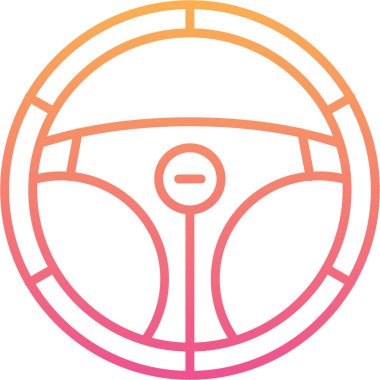 Direksiyon modern simgesi, vektör illüstrasyonu