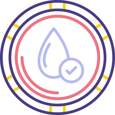 Su damlası. Basit tasarım