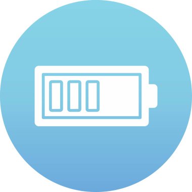 Pil simgesinin vektör illüstrasyonu