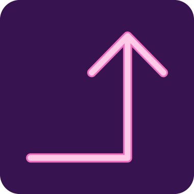 Ok. Web simgesi basit illüstrasyon