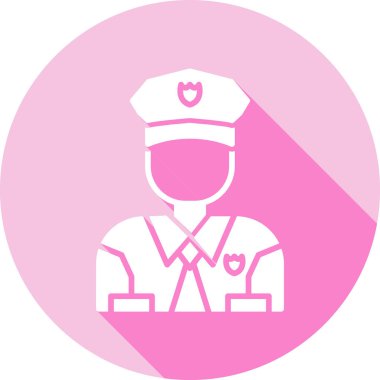 Asker. Web simgesi basit illüstrasyon