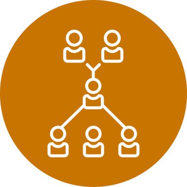 şebeke. Web simgesi basit illüstrasyon