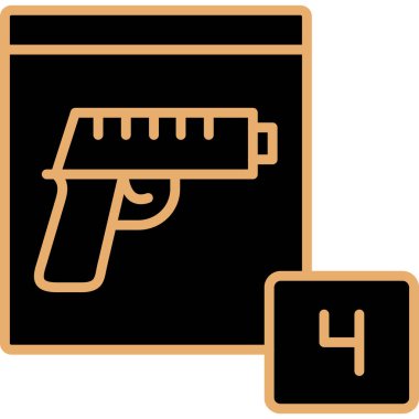 Tabanca simgesi, basit tarzı