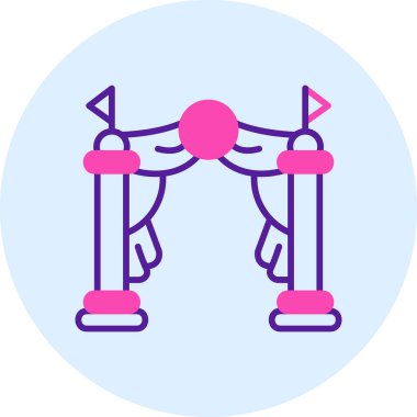 dambıl web simgesi basit vektör illüstrasyonu