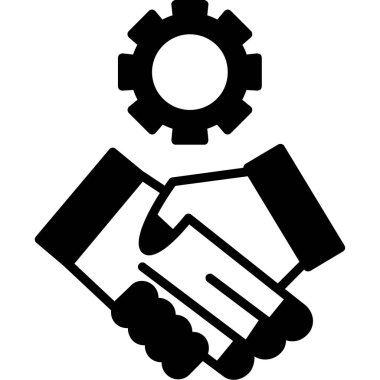 Takım çalışması simgesi vektör illüstrasyonu