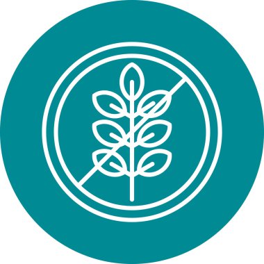 vektör yaprağı simgesi, vektör illüstrasyonu