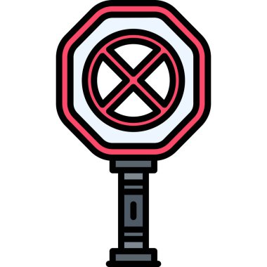 Sigara ikonu yok. vektör illüstrasyonu