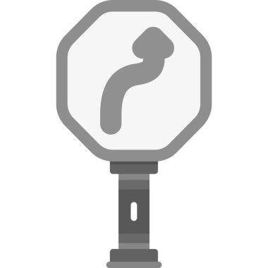 lamba ışığı simgesi dış hat biçiminde