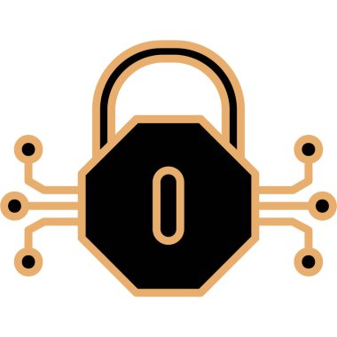 anahtar simgesi ile asma kilit