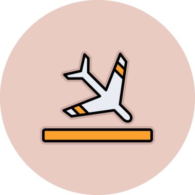 Uçağın vektör illüstrasyonu