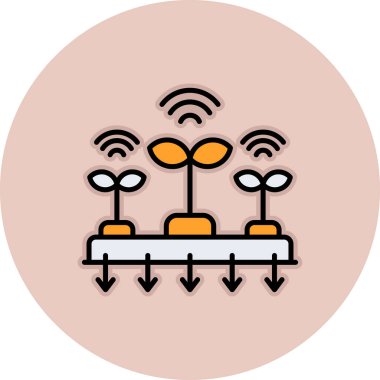 wifi bağlantı simgesi renk ana hatları vektörü